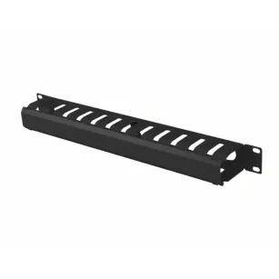 Organizer kabli RACK 19" 1U z zaślepką VidiLine VIDI-R19-G2-1U czarny