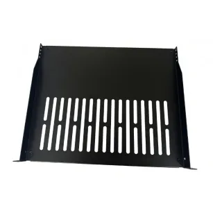 Półka RACK 19" 1U VidiLine VIDI-R19-P375-1U 375 mm czarna