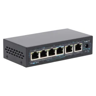 VidiLine VIDI-F0420F-EXT Switch 4x PoE 100mb/s 2x Rj45 100mb/s 60w