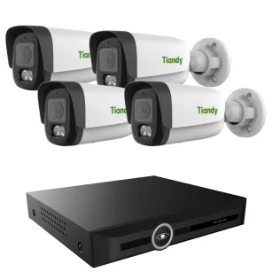 VidiLine KIT-8120-C38WQ-4 Gotowy zestaw Monitoringu 8Mpx 4 Kamery IP Rejestrator 20 Kanałowy 4K