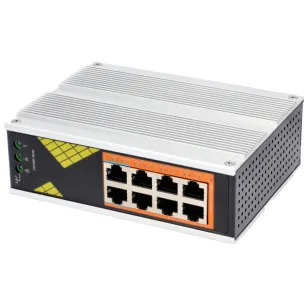 VidiLine VIDI-DG0800 Switch Industrial na Szynę Din PoE 8x 1000mb/s