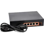 Switch PoE VidiLine VIDI-G0411GE_2 4x Gigabit PoE 65W RJ45 Uplink SFP - 3