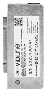 VidiLine VIDI-AC-EZ3 Elektrozaczep Rewersyjny No DC/ac 12v 0,21a