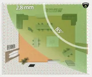 VidiLine FULL-VIDI_2XVID-52D- Zestaw Monitoring 2 Kamery Kopułkowe 5Mpx - 8
