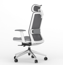 Ergonomiczny fotel biurowy szary krzesło obrotowe sitstar