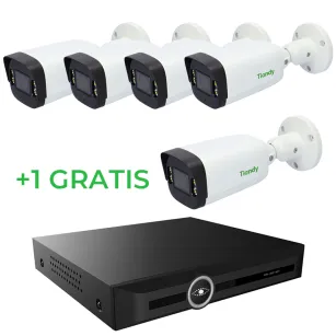 VidiLine KIT-8120-C34UP-4 Zestaw Monitoringu IP 4 Mpx PoE Rejestrator 20 Kanałów HDMI 4K 4