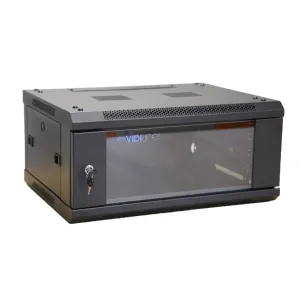 Szafa RACK 19" 4U wisząca VidiLine R19-4U/450-WS_V2 450 mm czarny