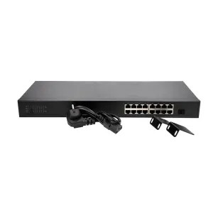 Switch sieciowy VidiLine VIDI-G1601 16x RJ45 Gigabit 1x SFP RACK