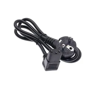 VidiLine VIDI-POE-CONV Kabel zasilający Ac 230 V Kątowy wtyczka Iec 1 M