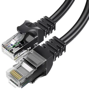 BestLan Patchcord Kabel sieciowy UTP RJ45 Kategoria 5e Czarny 3m