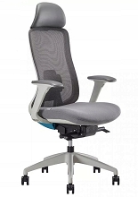 Fotel biurowy ergonomiczny krzesło obrotowe siatka pianka