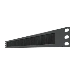 Panel szczotkowy RACK 19" 1U VidiLine VIDI-R19-G3-1U czarny
