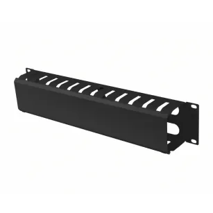 Organizer kabli RACK 19" 2U z zaślepką VidiLine VIDI-R19-G2-2U czarny
