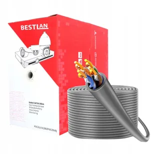 BestLan Kabel Skrętka FTP Kategoria 5e Drut CCA HQ 305m